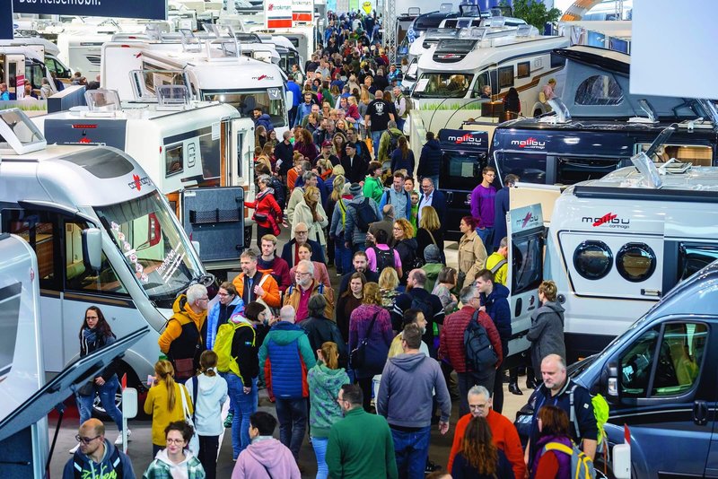 Foto: CMT - Die Stuttgarter Messe CMT (Caravaning, Motor, Touristik) ist für die Caravaning-Branche die wichtigste Ausstellung nach dem Düsseldorfer Caravan-Salon